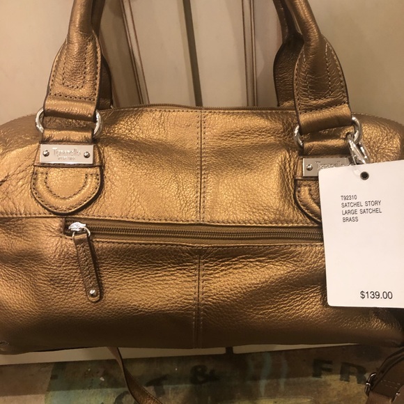 Tignanello Leather Satchel Bag - Picture 2 of 7